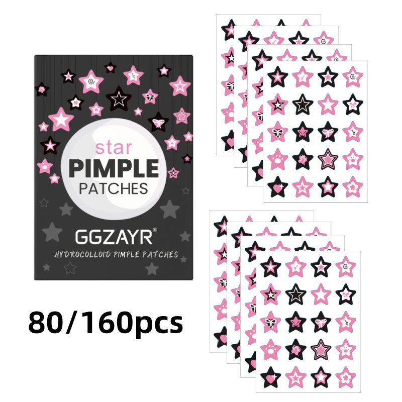 Skincare The Originote - Set Patch Jerawat Bintang 80/160 Buah