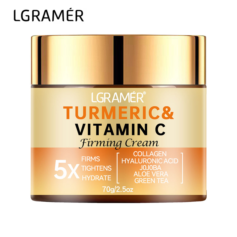 Skincare Glad2Glow - Krim pemutih wajah Vitamin C kunyit,