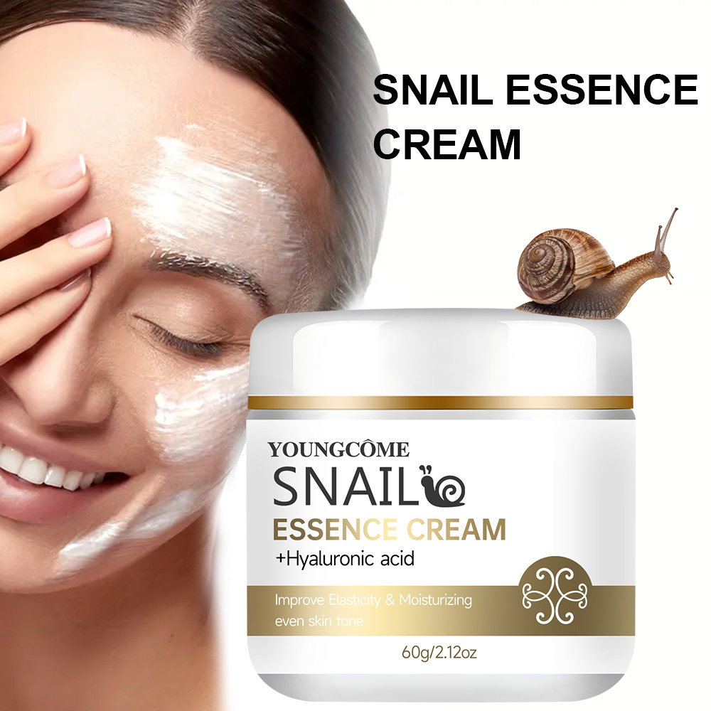 Skincare Glad2Glow - Krim Esens Siput dengan Asam Hialuronat,