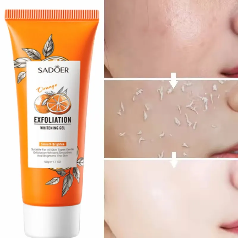 Peptide Neck Cream - Gel Pengelupas Kulit Jeruk Scrub Wajah