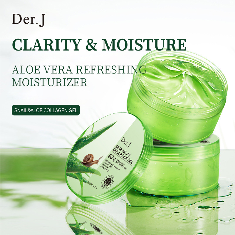 Snail Cream Gel - 300g Gel Kolagen Lidah Buaya Siput