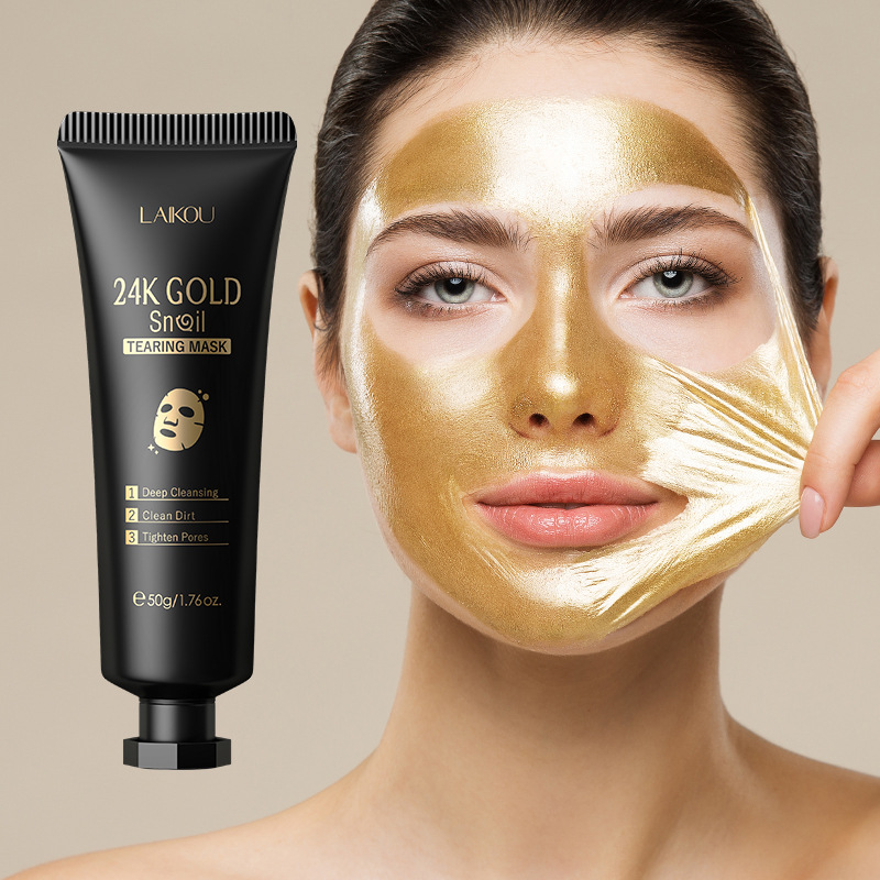 Snail Cream Gel - LAIKOU masker wajah pengelupas Sakura emas