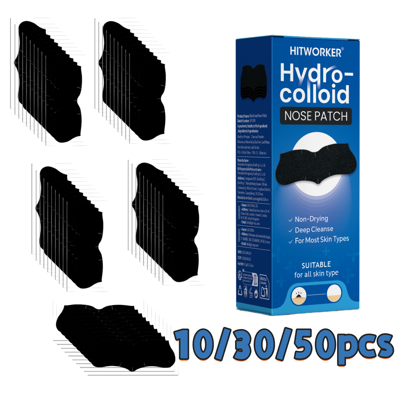 Skincare The Originote - 10/30/50-Piece Pore Cleansing Nose Strips |