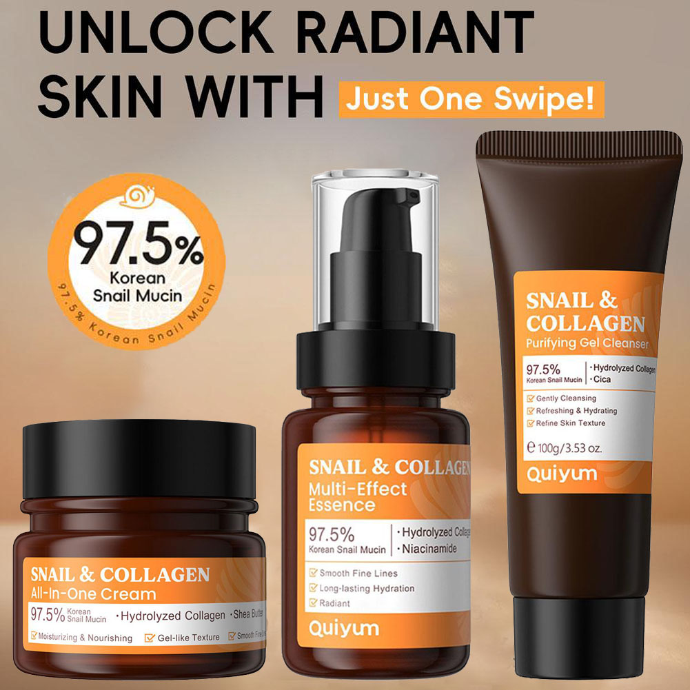 Snail Cream Gel - Snail Mucin & Collagen Multi-Effect Essence