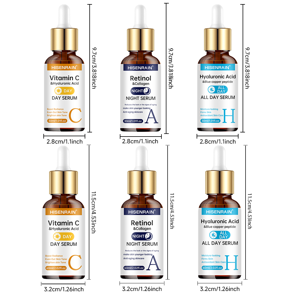 Serum Duo HISENRAIN Vitamin C  - Aha Bha Exfoliant ulasan dan harga