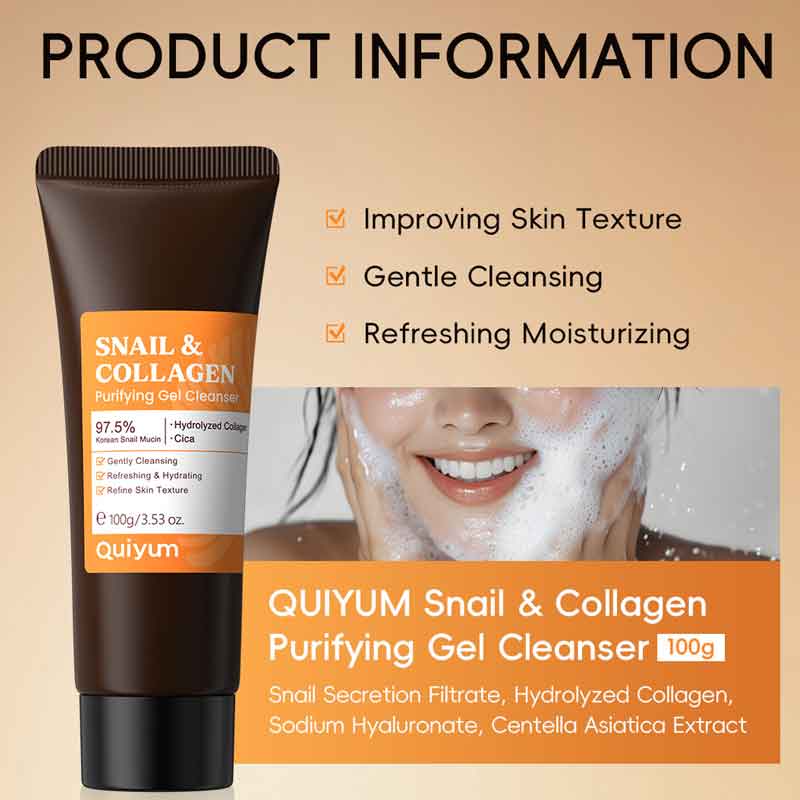 Pembersih Wajah Kolagen Siput, - Snail Cream Gel ulasan dan harga