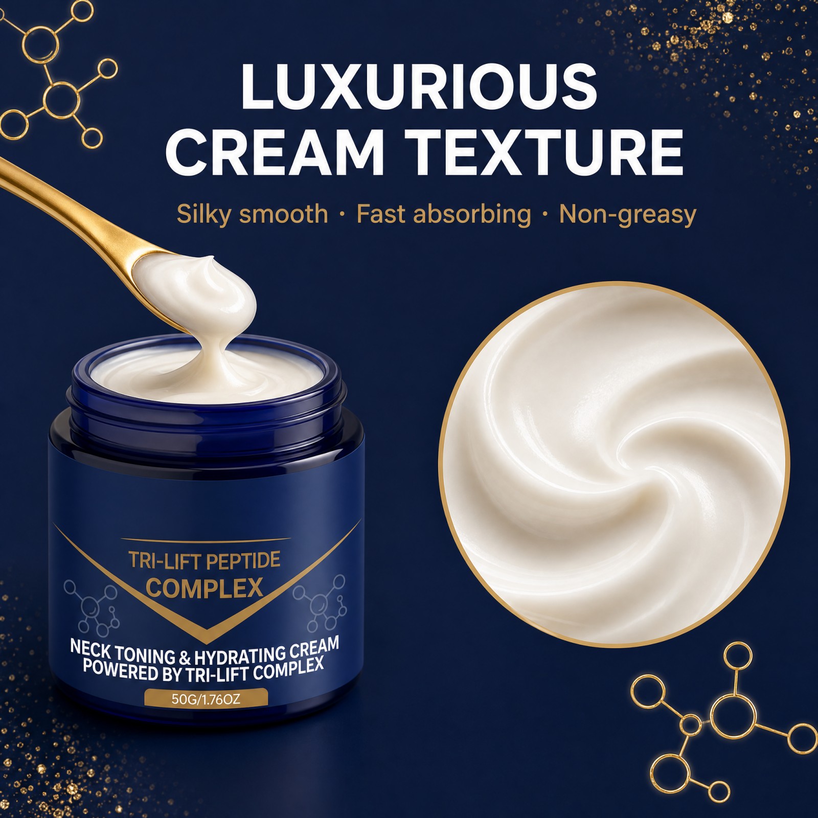 Krim Pengencang Leher Tri Lift - Peptide Neck Cream ulasan dan harga