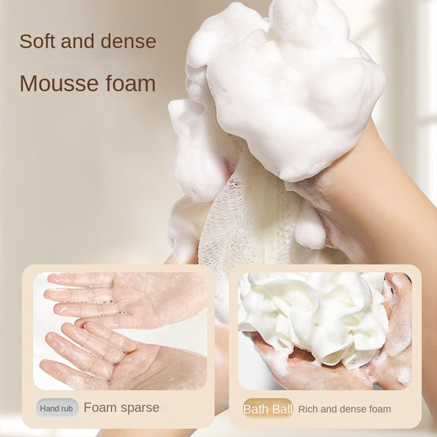 Spons Mandi Renda Bunga Lembut - Aha Bha Exfoliant ulasan dan harga