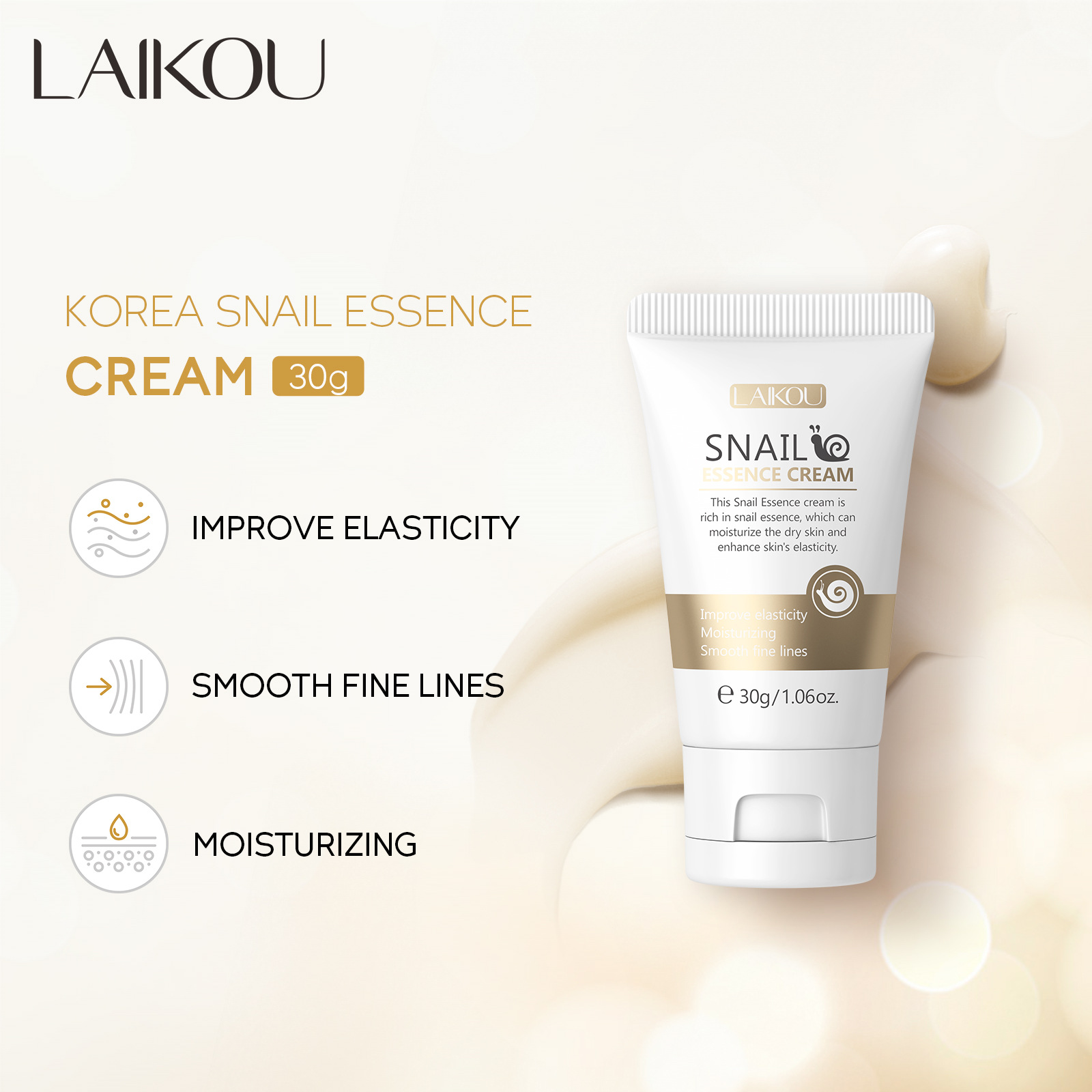 Krim Wajah siput, produk kecan - Snail Cream Gel ulasan dan harga