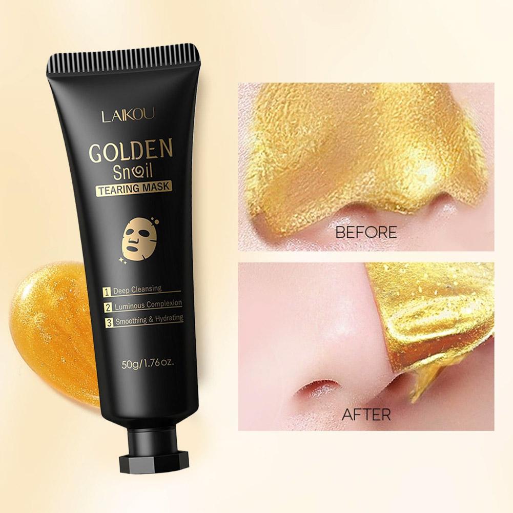 LAIKOU Masker Pengelupas Kulit - Snail Cream Gel ulasan dan harga