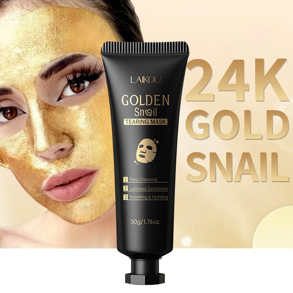 LAIKOU Masker Pengelupas Kulit - Snail Cream Gel ulasan dan harga