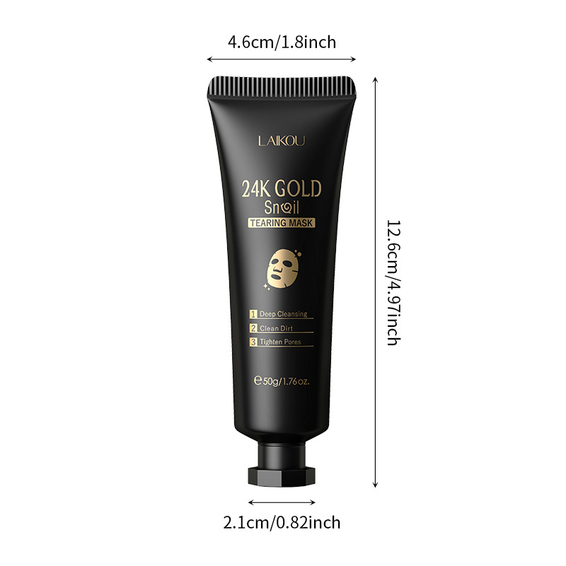 LAIKOU masker wajah pengelupas - Snail Cream Gel ulasan dan harga