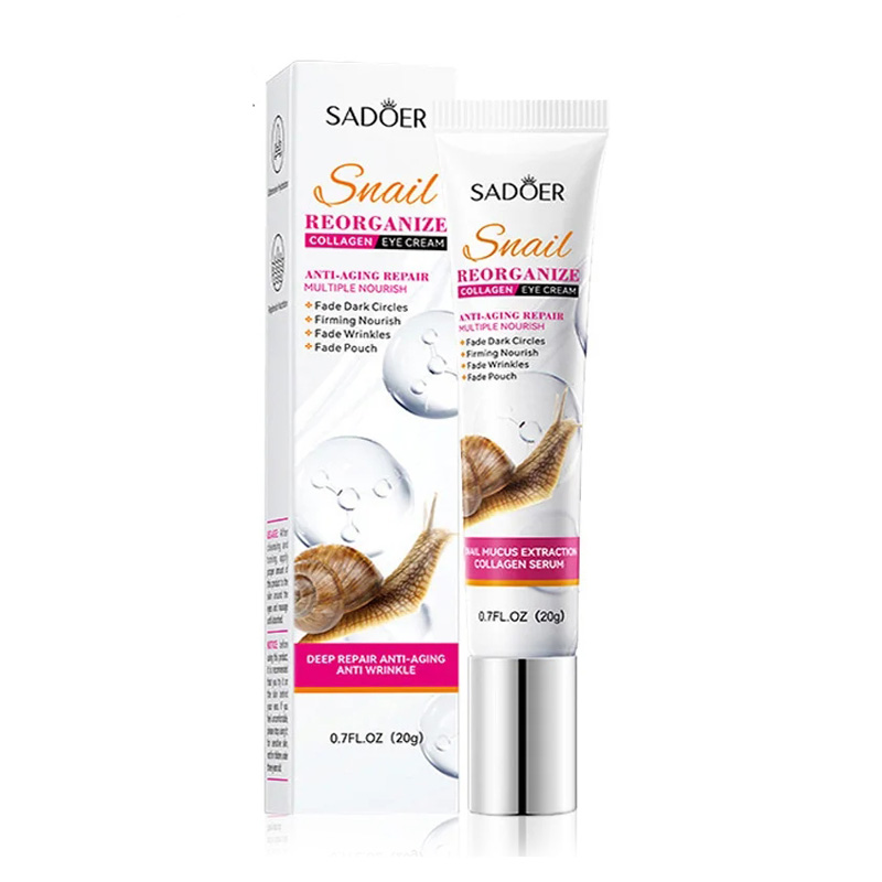 SAODER krim mata kolagen siput - Snail Cream Gel ulasan dan harga