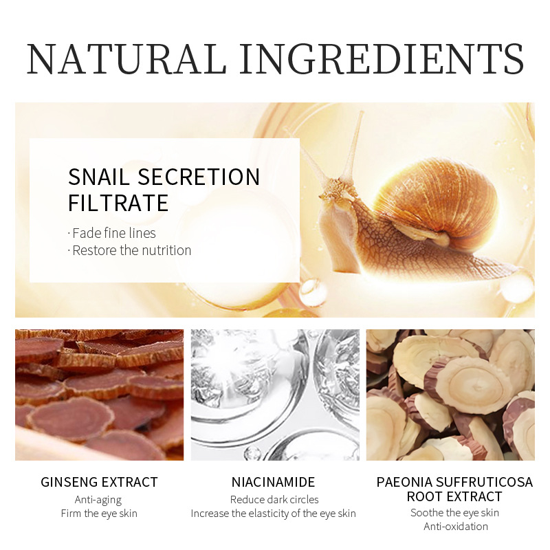 Laikou 30G Siput Krim Mata Ese - Snail Cream Gel ulasan dan harga