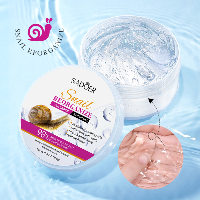 SADOER Krim Wajah Kolagen Sipu - Snail Cream Gel ulasan dan harga