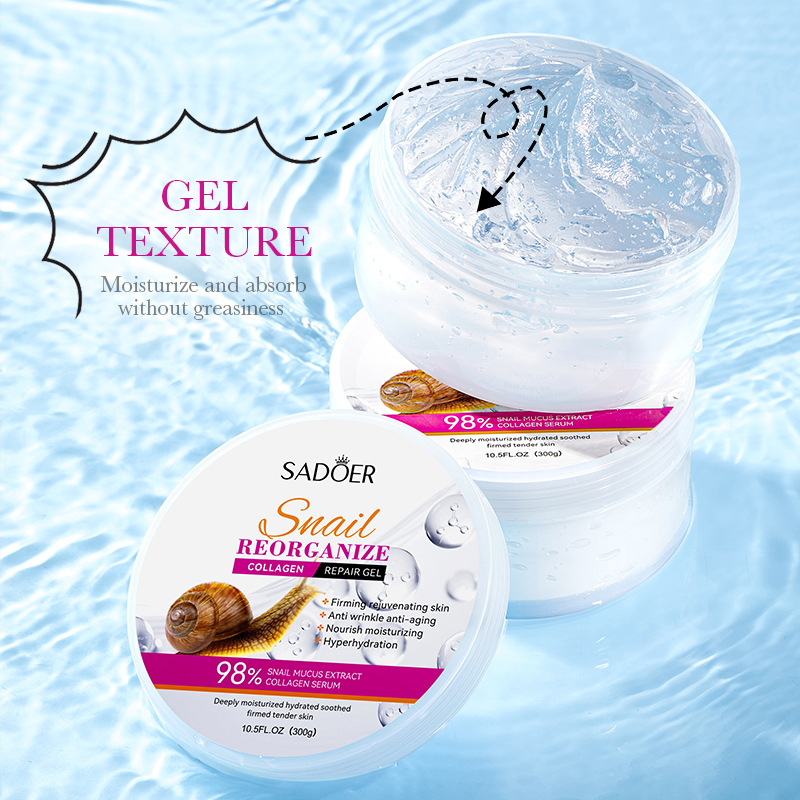 SADOER Krim Wajah Kolagen Sipu - Snail Cream Gel ulasan dan harga